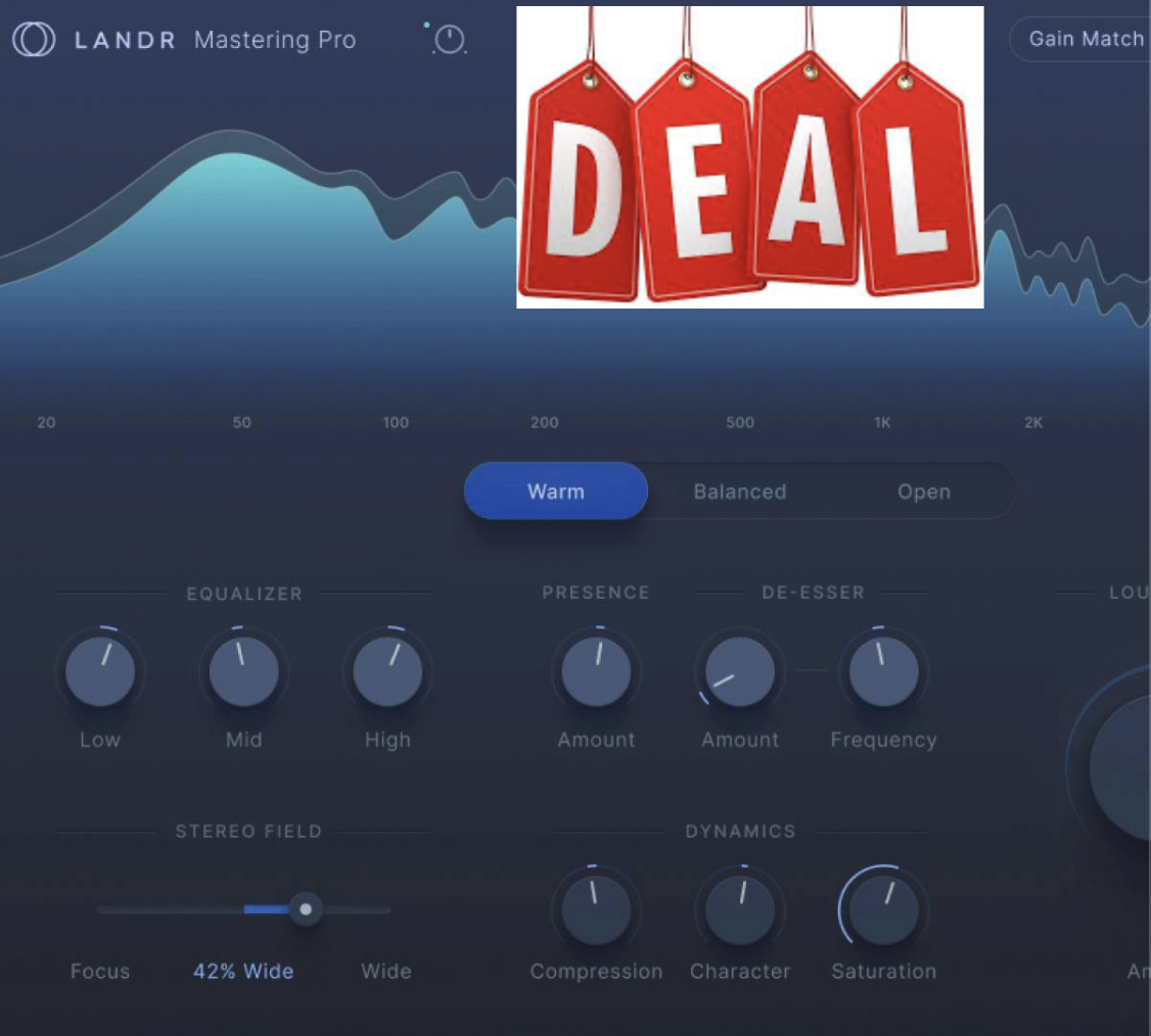 LANDR Mastering Mastering PRO Plugin (Perpetual, Latest)